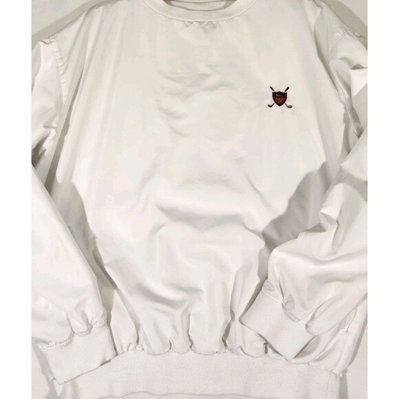 Polo Golf Ralph Lauren Men's Golf White Pullover Jacket Size Large - Picture 3 of 11